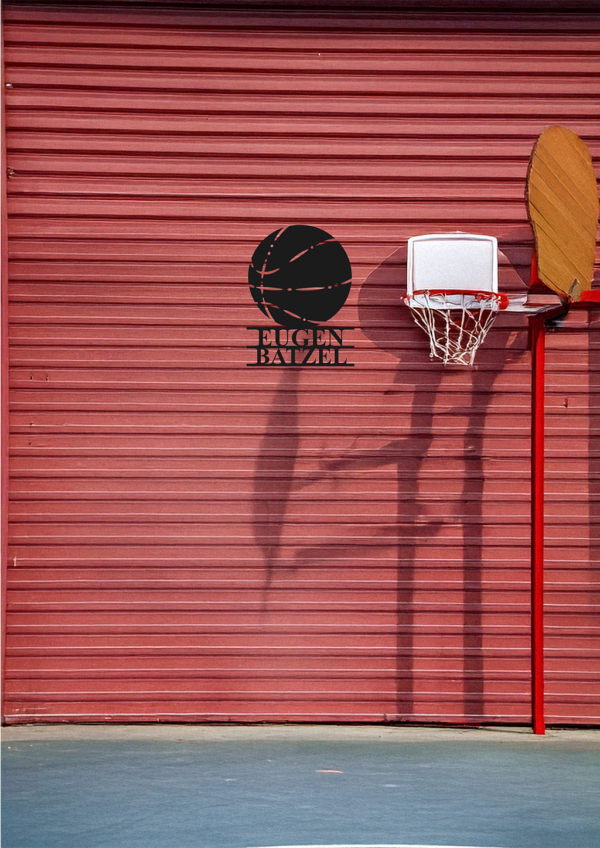 Basketball Silhouette - Personalisierbare Dekoration