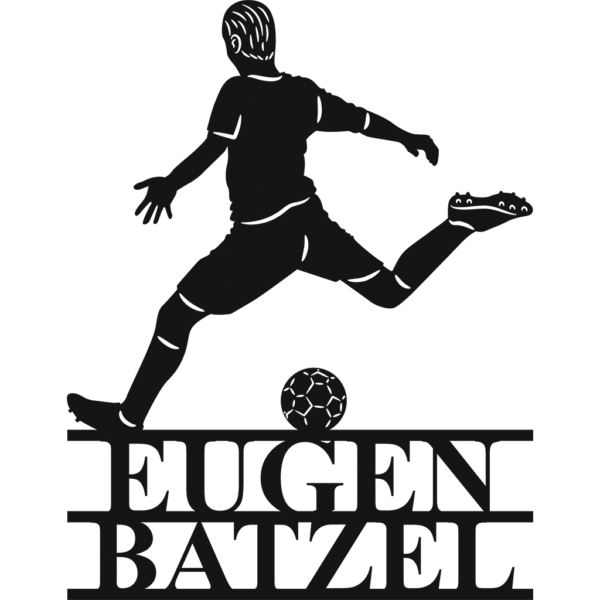Fußballstar-Deko