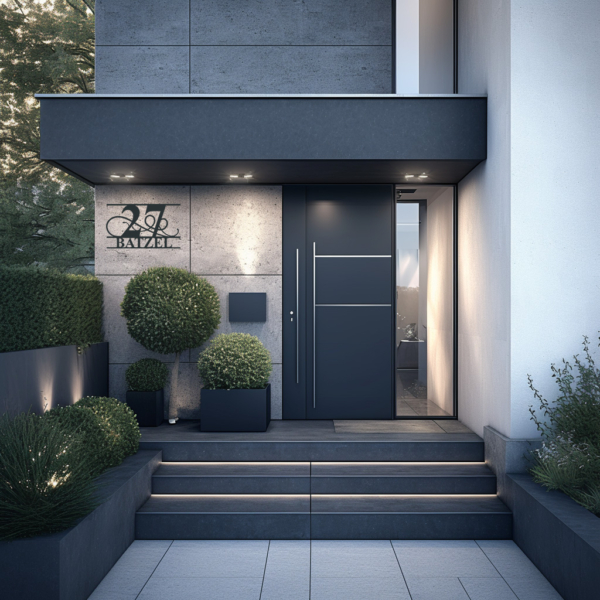 Hausnummer + Name-7016