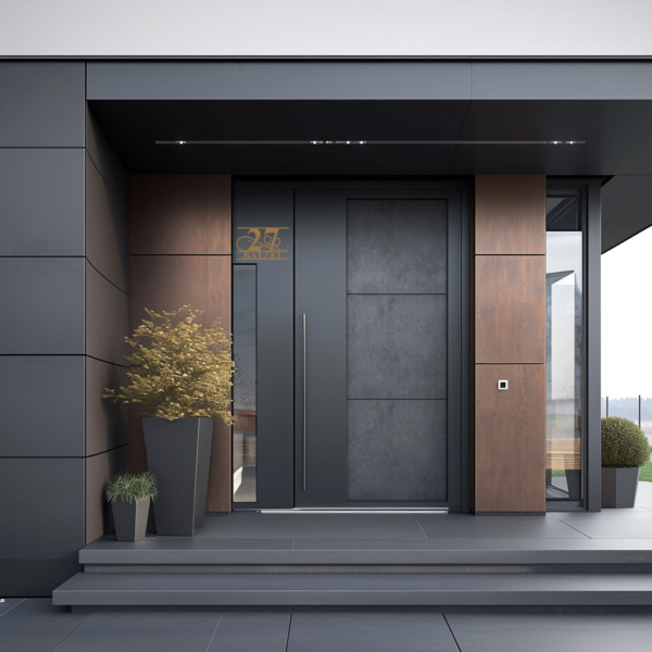 Hausnummer + Name-Corten