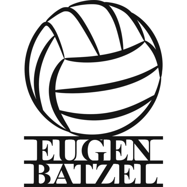 Personalisierbarer Vintage-Volleyball