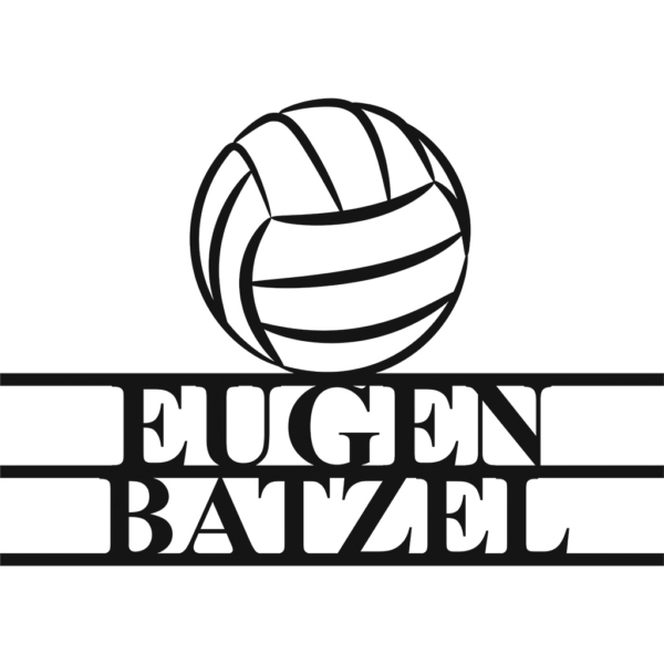 Vintage-Volleyball-waagrecht